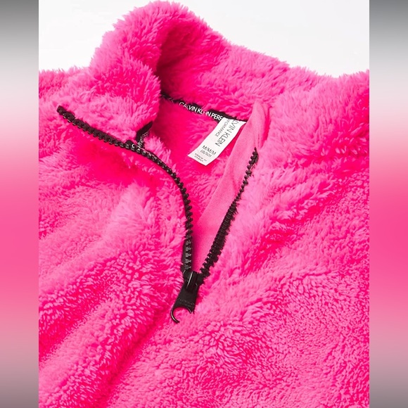 Calvin Klein Girls' Performance Pullover Fleece - Picture 3 of 6
